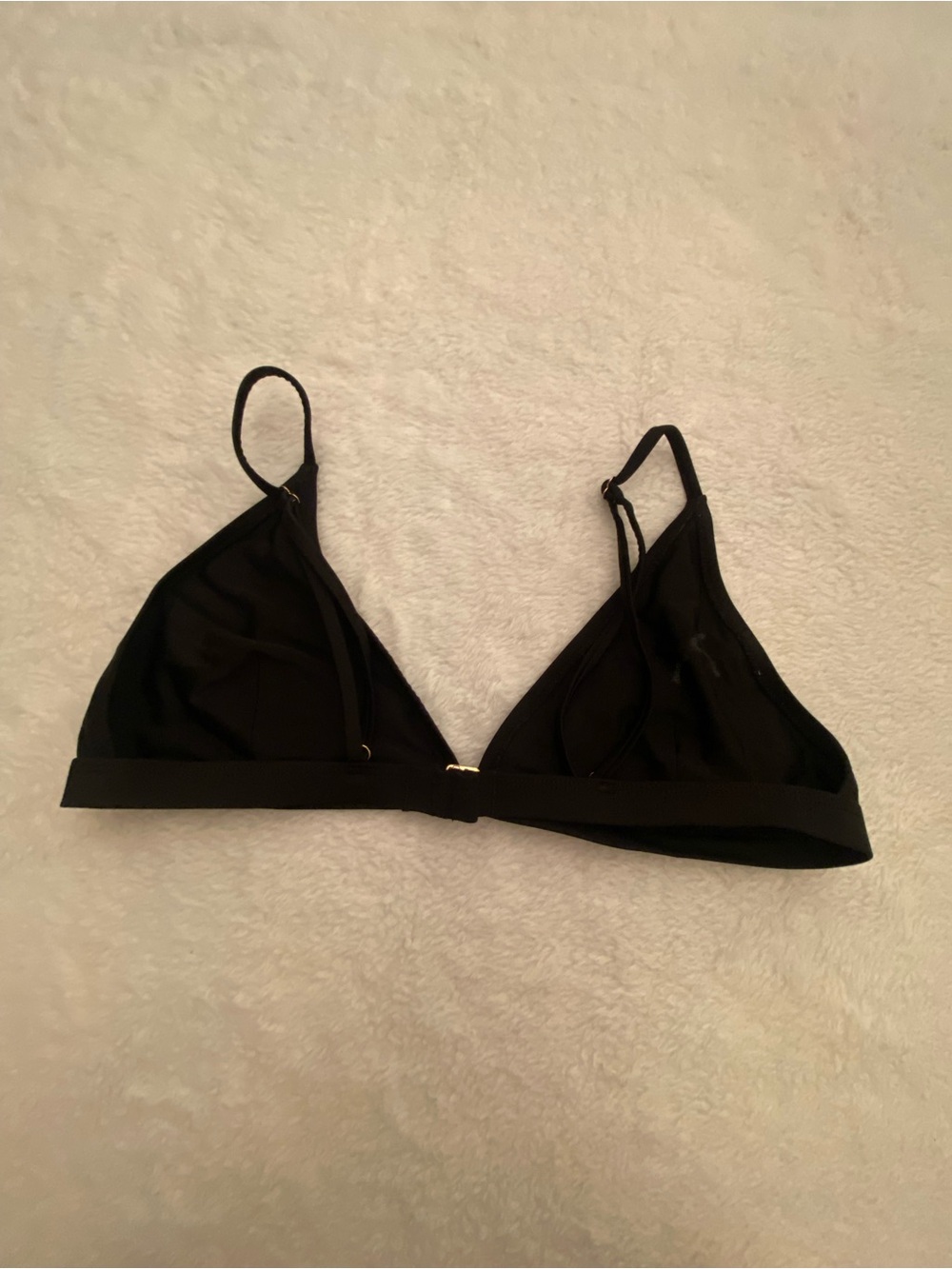 Black Triangle adjustable bikini top - Picture 2 of 3